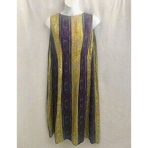 Vintage Ja-Na of Hawaii Maxi MuuMuu Dress Size Medium 60s 70s